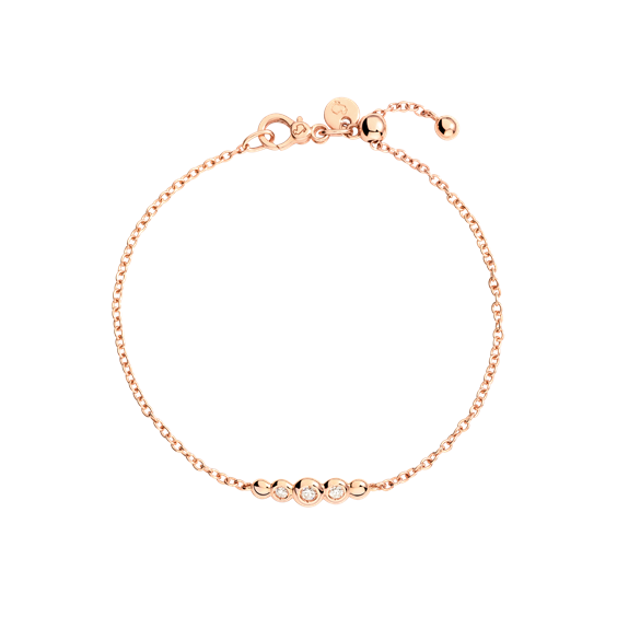 Pulsera Dodo Mujer Bollicine in Oro rosa Diamante 0.09 Ct DBC4004_BOLLI_DB09R-M - DBC4004_BOLLI_DB09R-M
